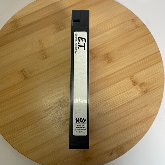 Vintage E.T. The Extra-Terrestrial VHS MCA Green Flap 1988 Video Cassette Tape - Picture 9 of 11